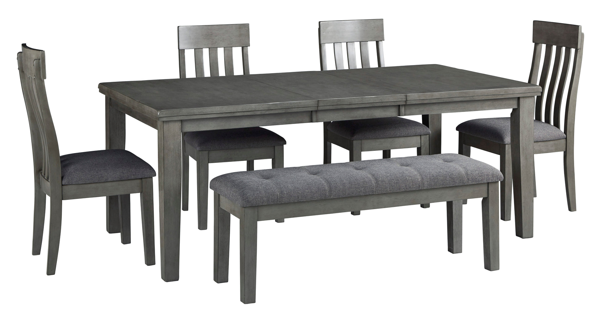 Hallanden Gray Extendable Dining Set - SET | D589-35 | D589-01(3) - Luna Furniture - Dallas Store