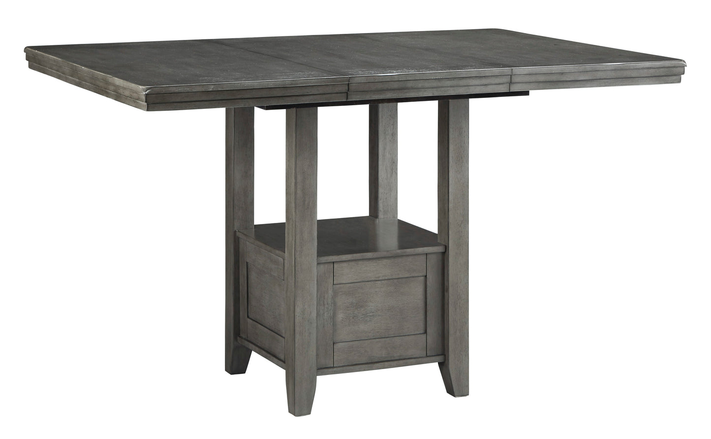 Hallanden Two-tone Gray Counter Height Set - SET | D589-42 | D589-124(3) - Luna Furniture - Dallas Store