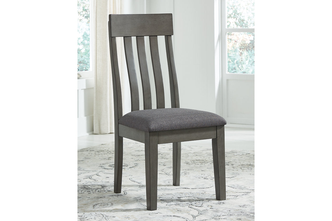 Hallanden Two-tone Gray Dining Chair, Set of 2 - D589-01 - Luna Furniture - Dallas Store