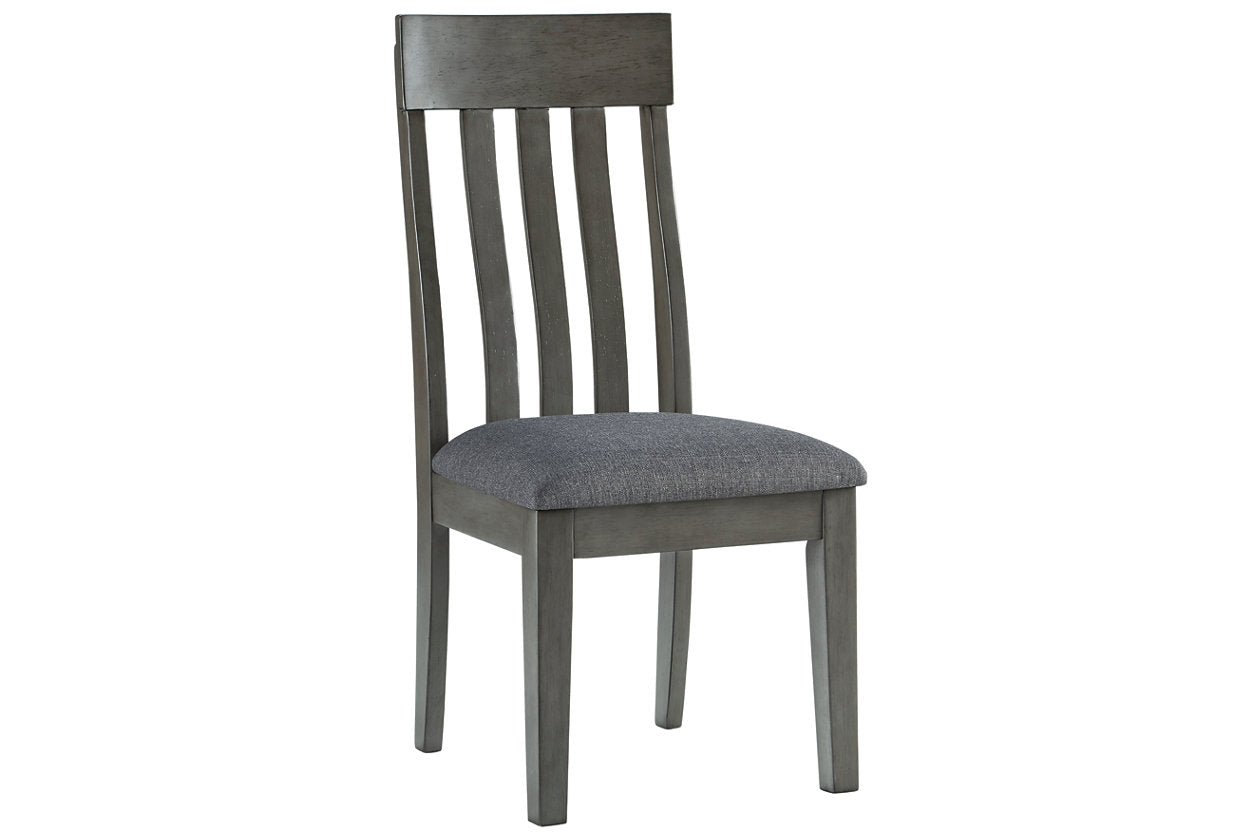 Hallanden Two-tone Gray Dining Chair, Set of 2 - D589-01 - Luna Furniture - Dallas Store