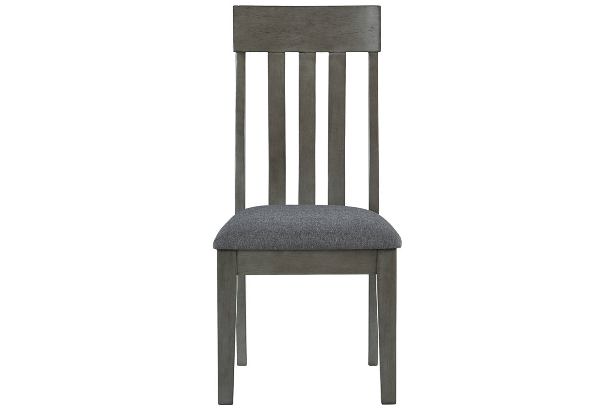Hallanden Two-tone Gray Dining Chair, Set of 2 - D589-01 - Luna Furniture - Dallas Store