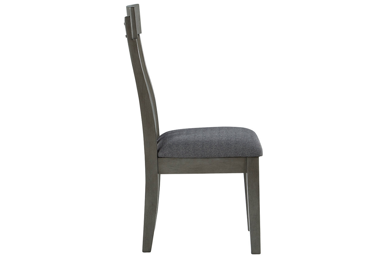 Hallanden Two-tone Gray Dining Chair, Set of 2 - D589-01 - Luna Furniture - Dallas Store