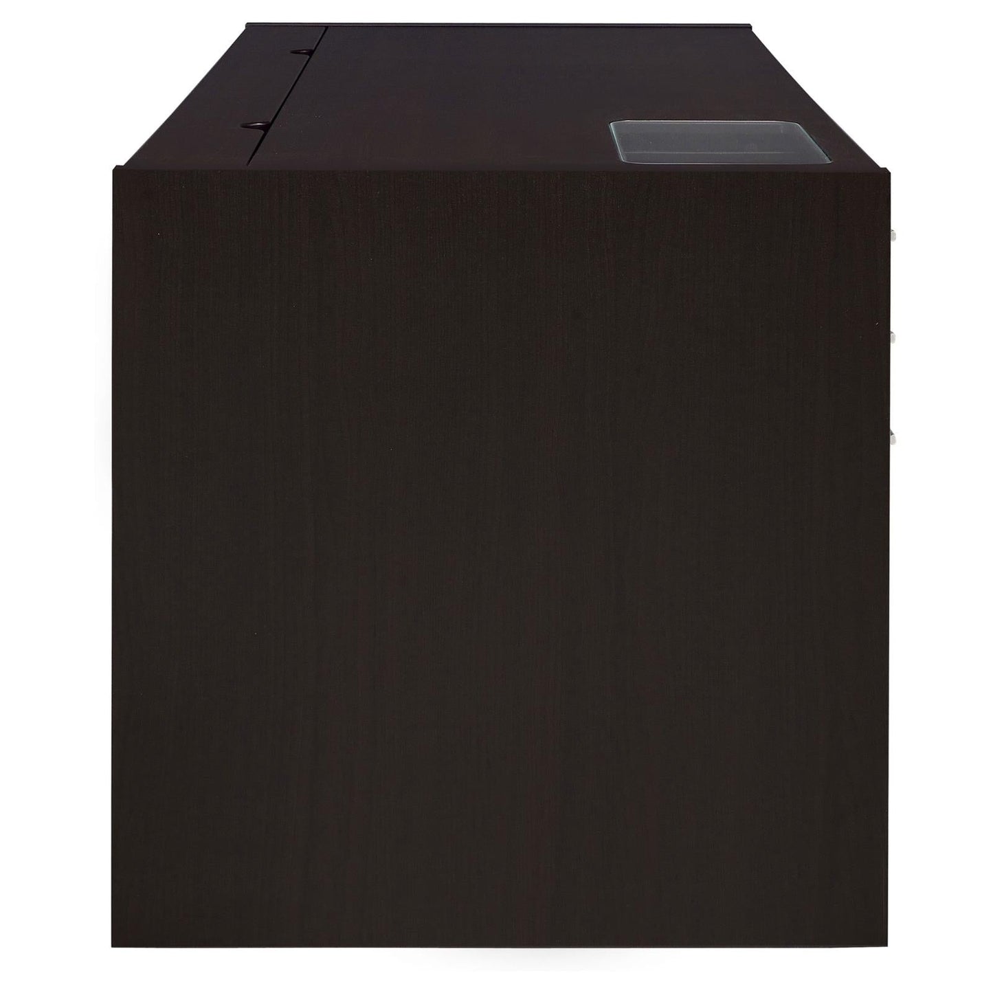 Halston Cappuccino 3-Drawer Connect-it Office Desk - 800982 - Luna Furniture - Dallas Store
