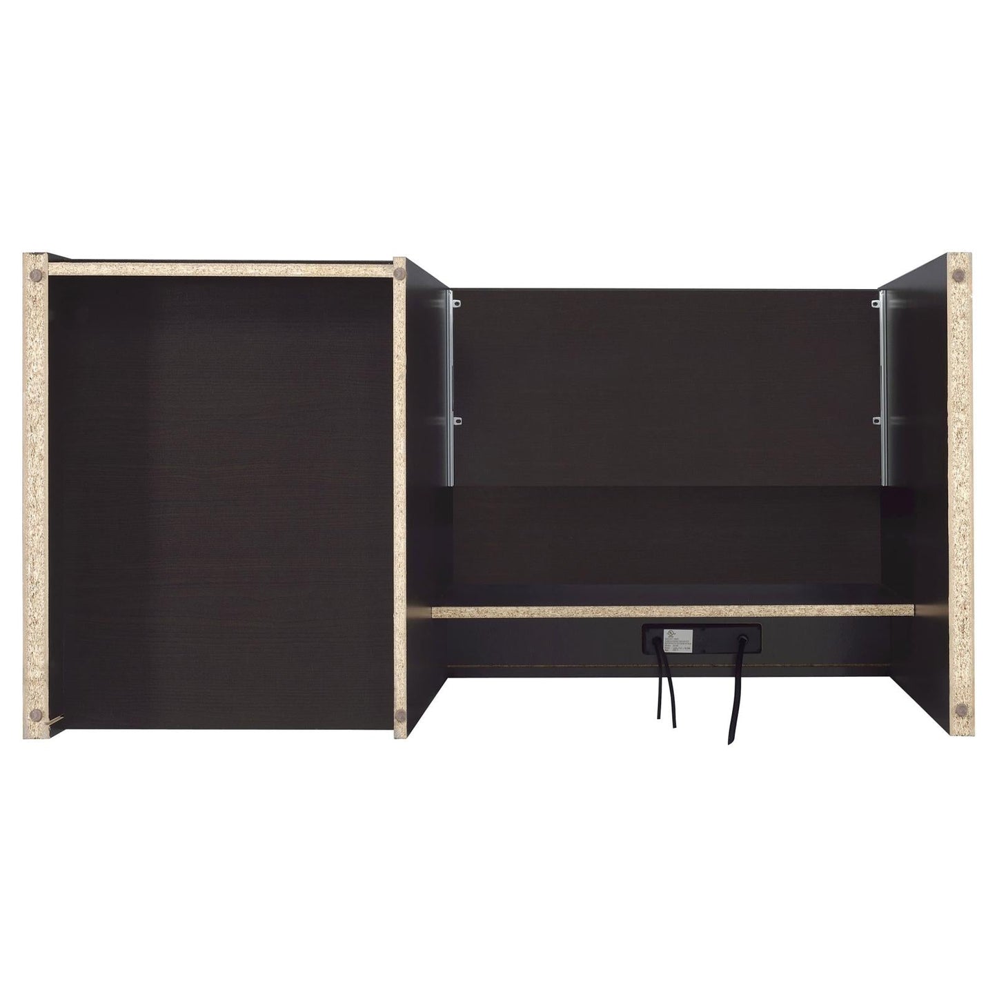 Halston Cappuccino Rectangular Connect-it Office Desk - 800702 - Luna Furniture - Dallas Store