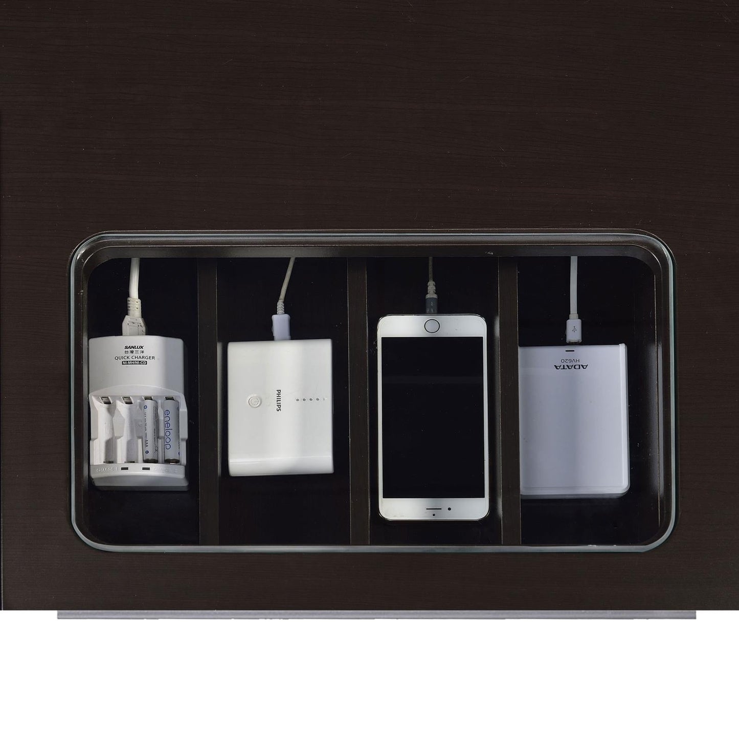 Halston Cappuccino Rectangular Connect-it Office Desk - 800702 - Luna Furniture - Dallas Store