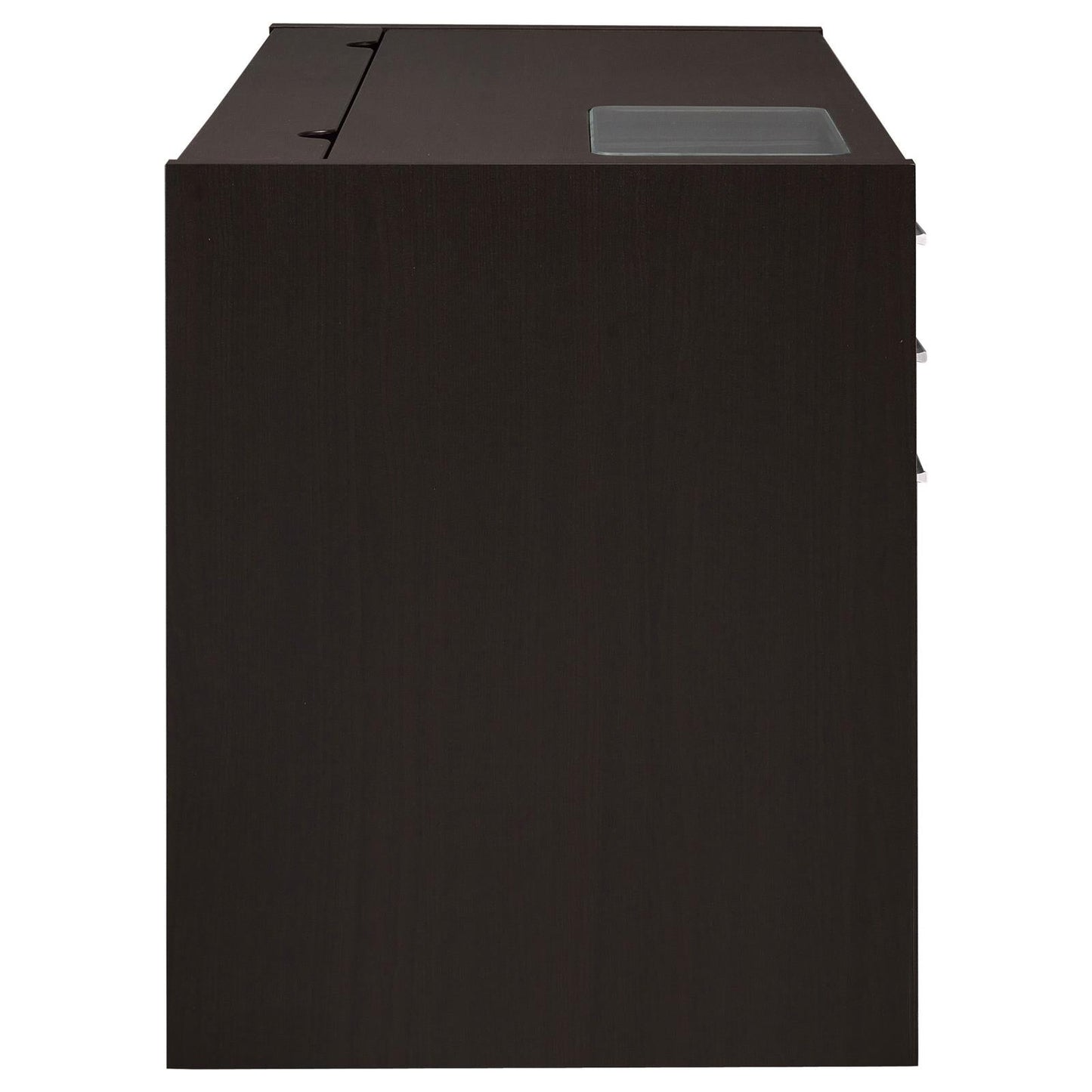 Halston Cappuccino Rectangular Connect-it Office Desk - 800702 - Luna Furniture - Dallas Store