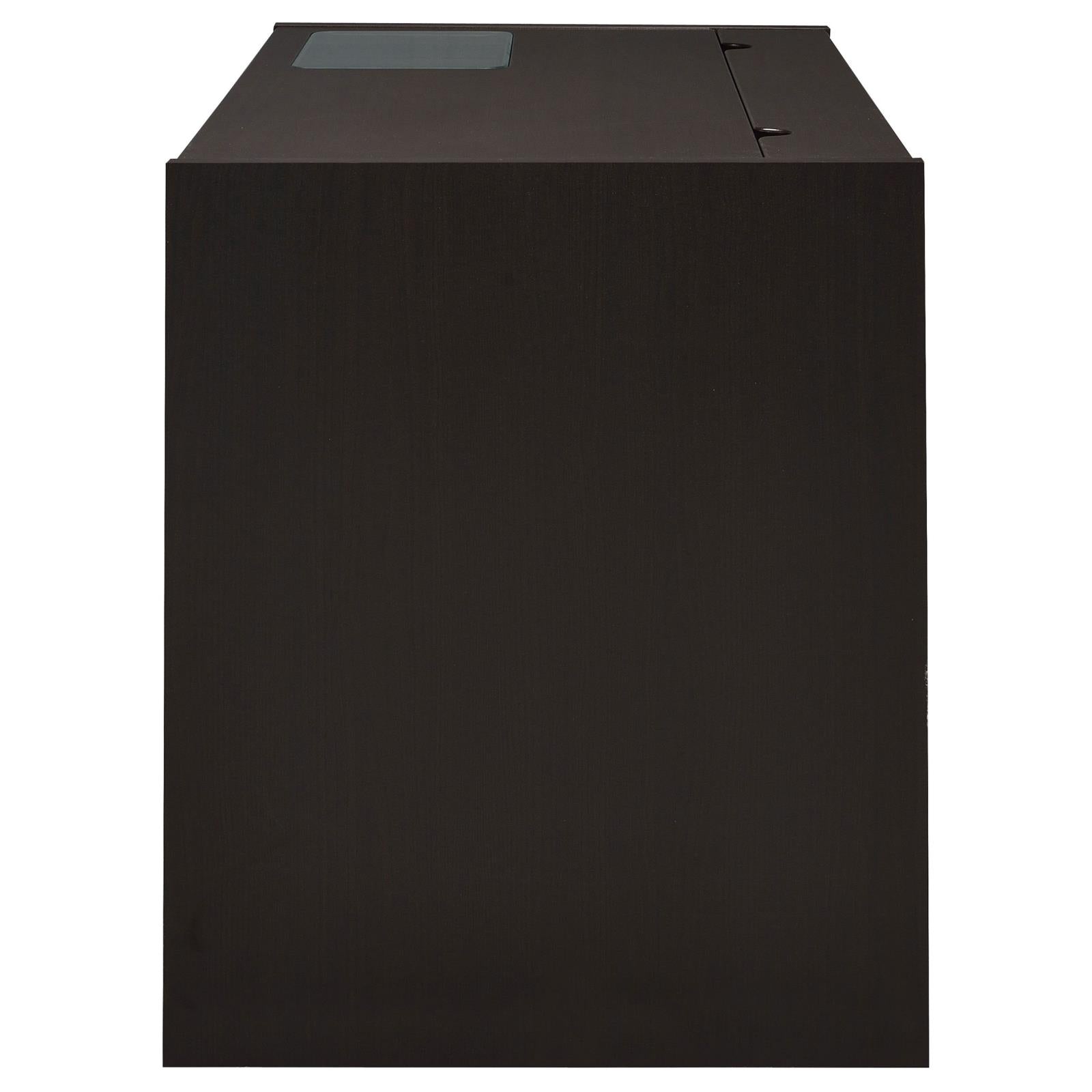 Halston Cappuccino Rectangular Connect-it Office Desk - 800702 - Luna Furniture - Dallas Store