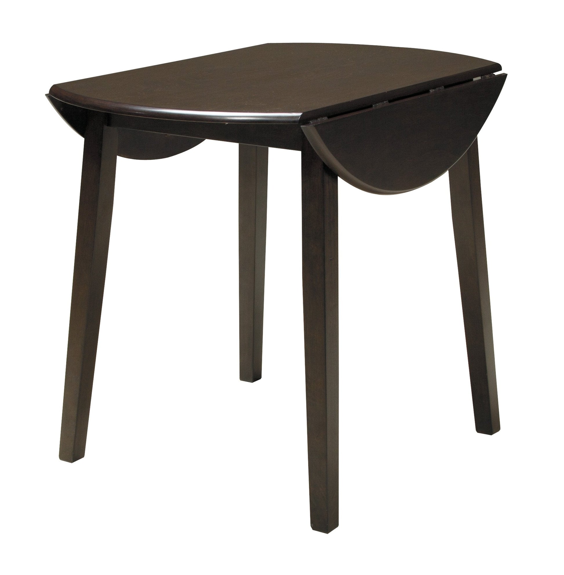 Hammis Dark Brown 5-Piece Drop Leaf Dining Set - SET | D310-15 | D310-01(2) - Luna Furniture - Dallas Store