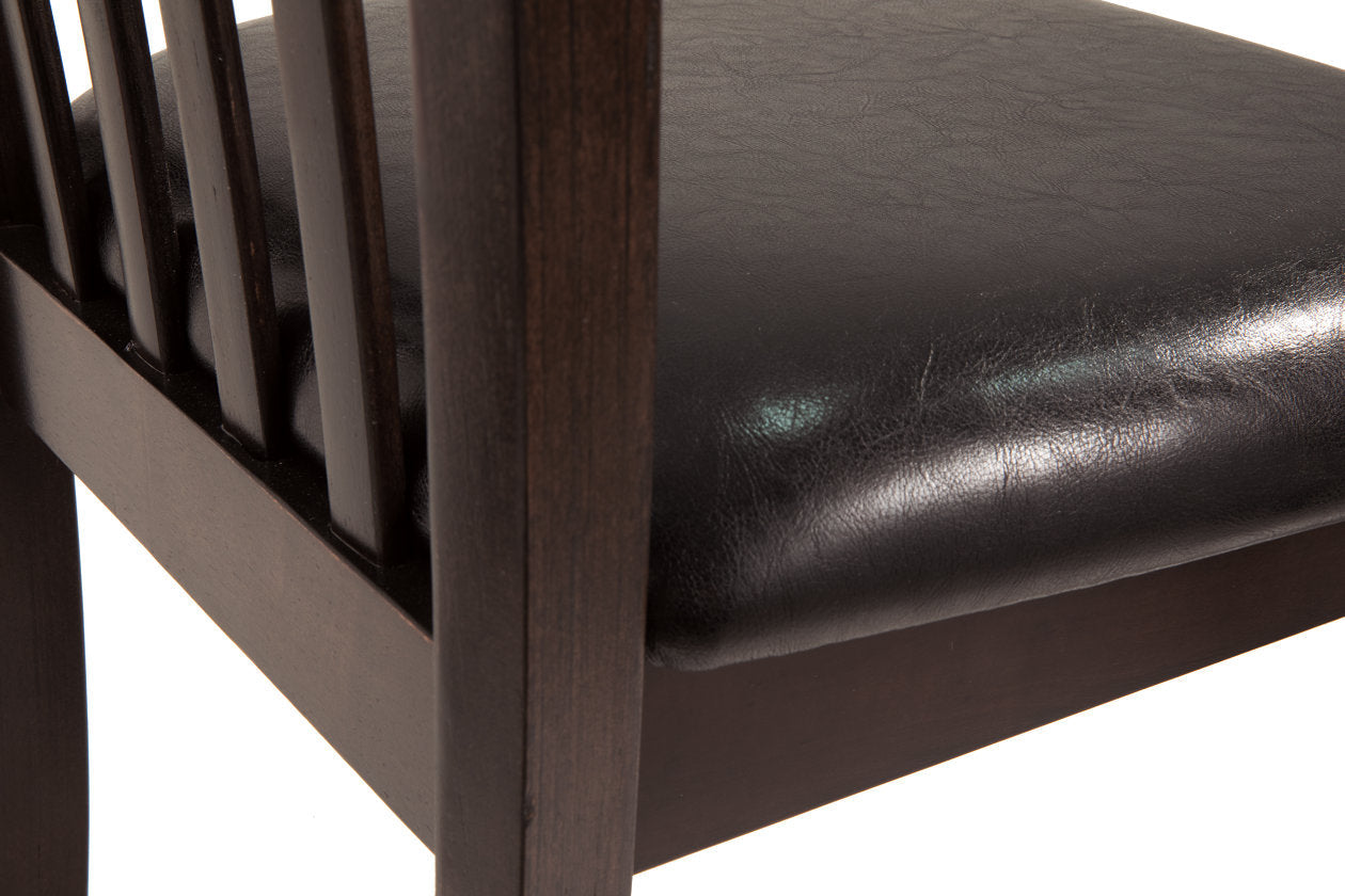 Hammis Dark Brown Dining Chair, Set of 2 - D310-01 - Luna Furniture - Dallas Store
