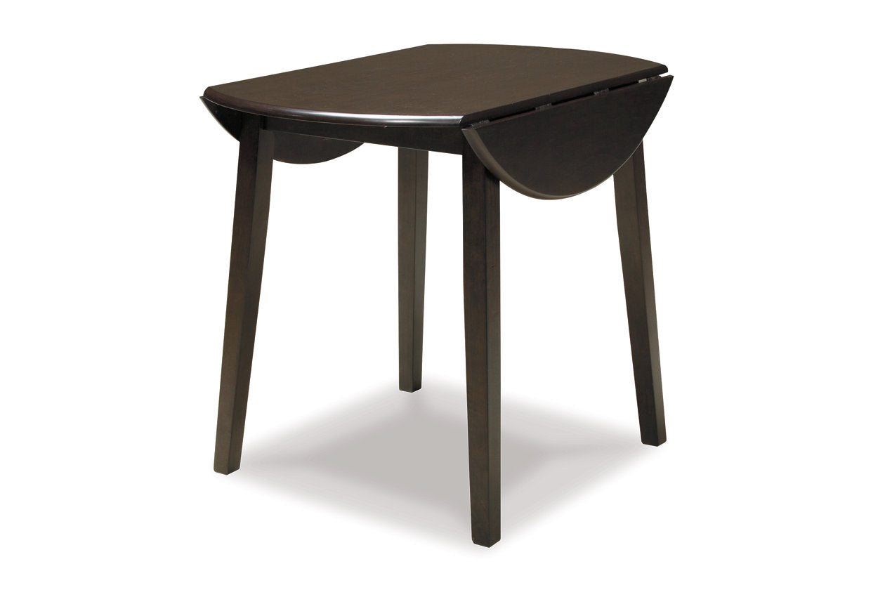 Hammis Dark Brown Dining Drop Leaf Table - D310-15 - Luna Furniture - Dallas Store