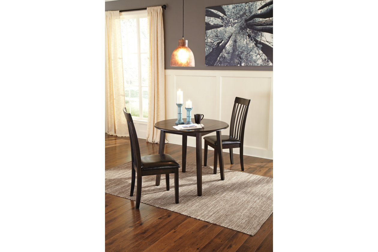 Hammis Dark Brown Dining Drop Leaf Table - D310-15 - Luna Furniture - Dallas Store