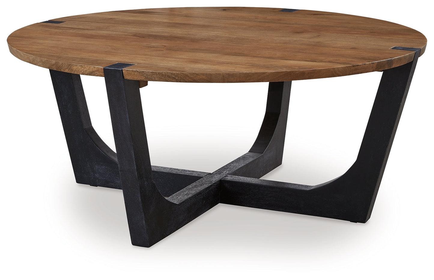 Hanneforth Brown/Black Coffee Table - T726-8 - Luna Furniture - Dallas Store