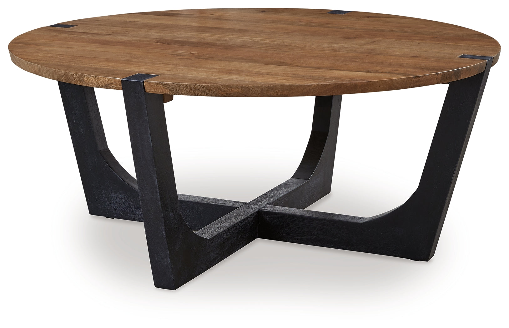 Hanneforth Brown/Black Coffee Table - T726-8 - Luna Furniture - Dallas Store