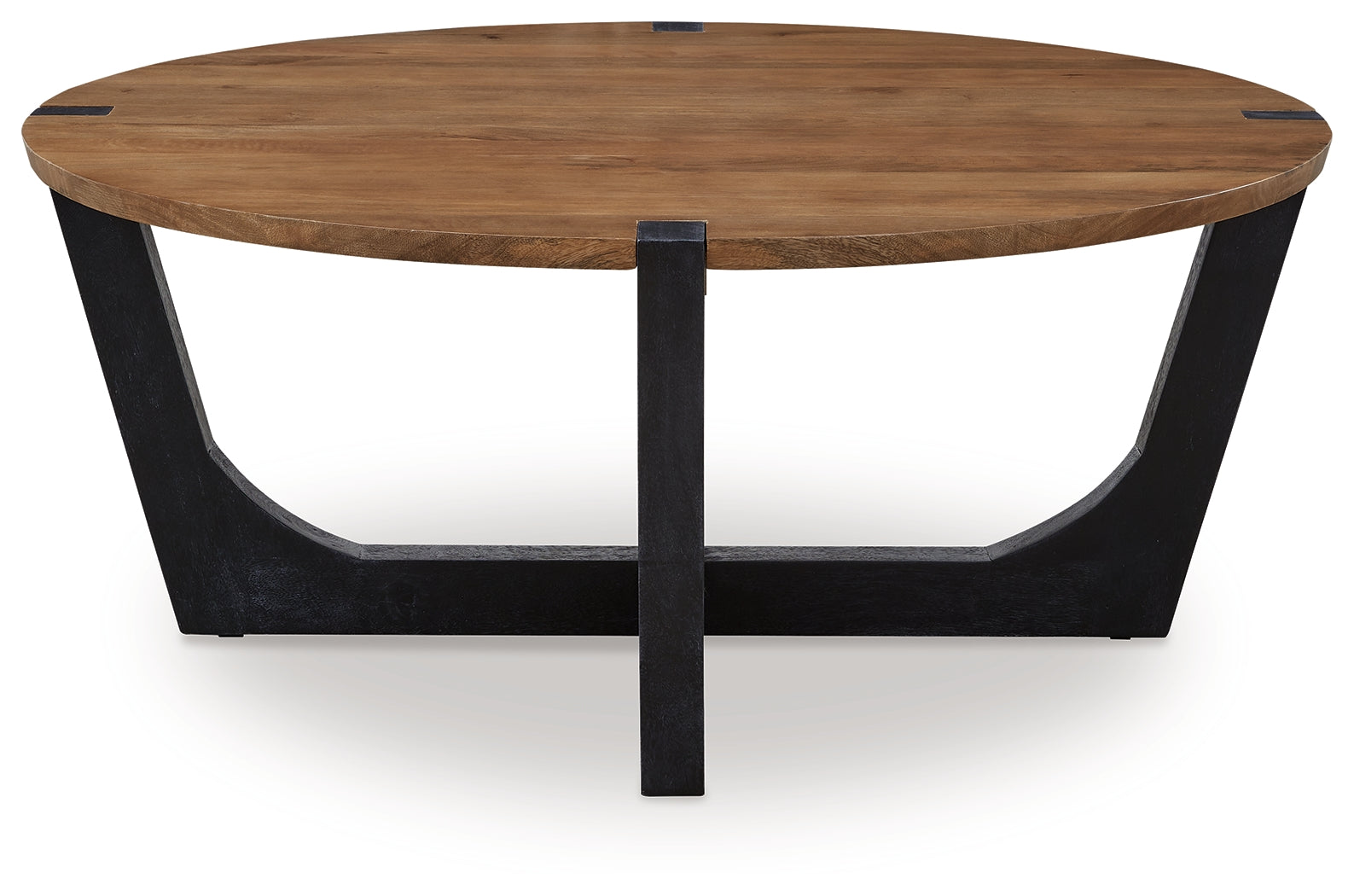 Hanneforth Brown/Black Coffee Table - T726-8 - Luna Furniture - Dallas Store