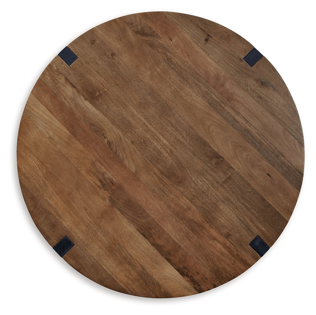Hanneforth Brown/Black Coffee Table - T726-8 - Luna Furniture - Dallas Store