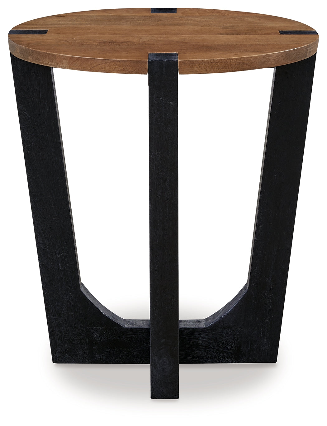 Hanneforth Brown/Black End Table - T726-6 - Luna Furniture - Dallas Store