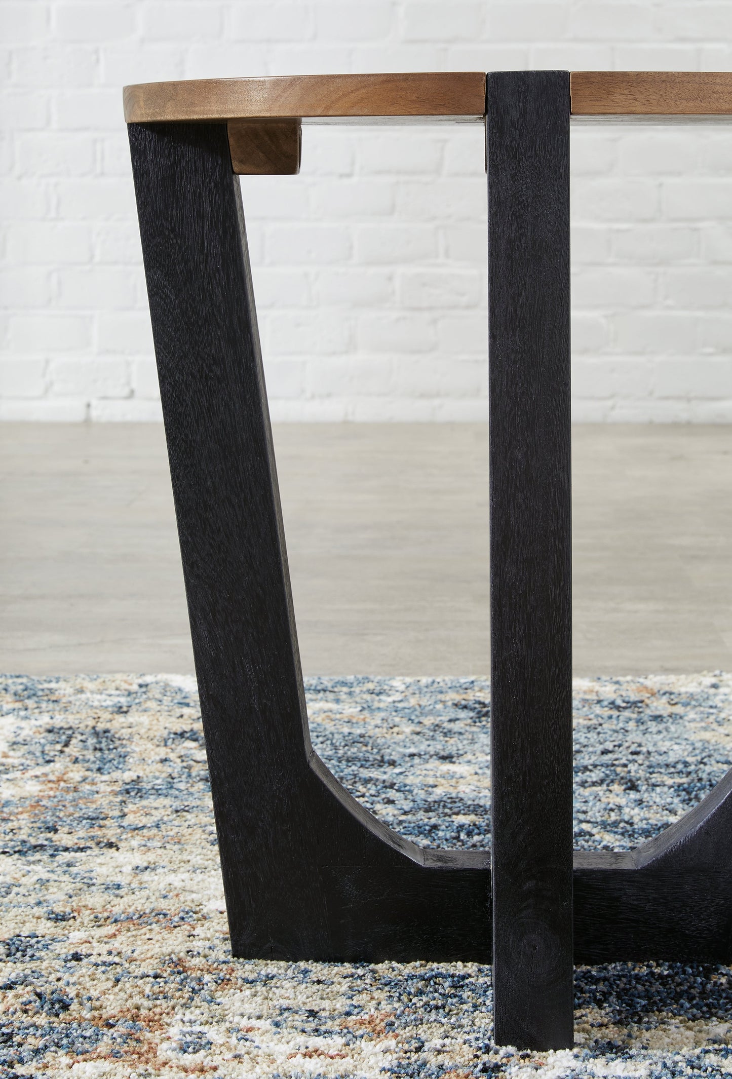 Hanneforth Brown/Black End Table - T726-6 - Luna Furniture - Dallas Store