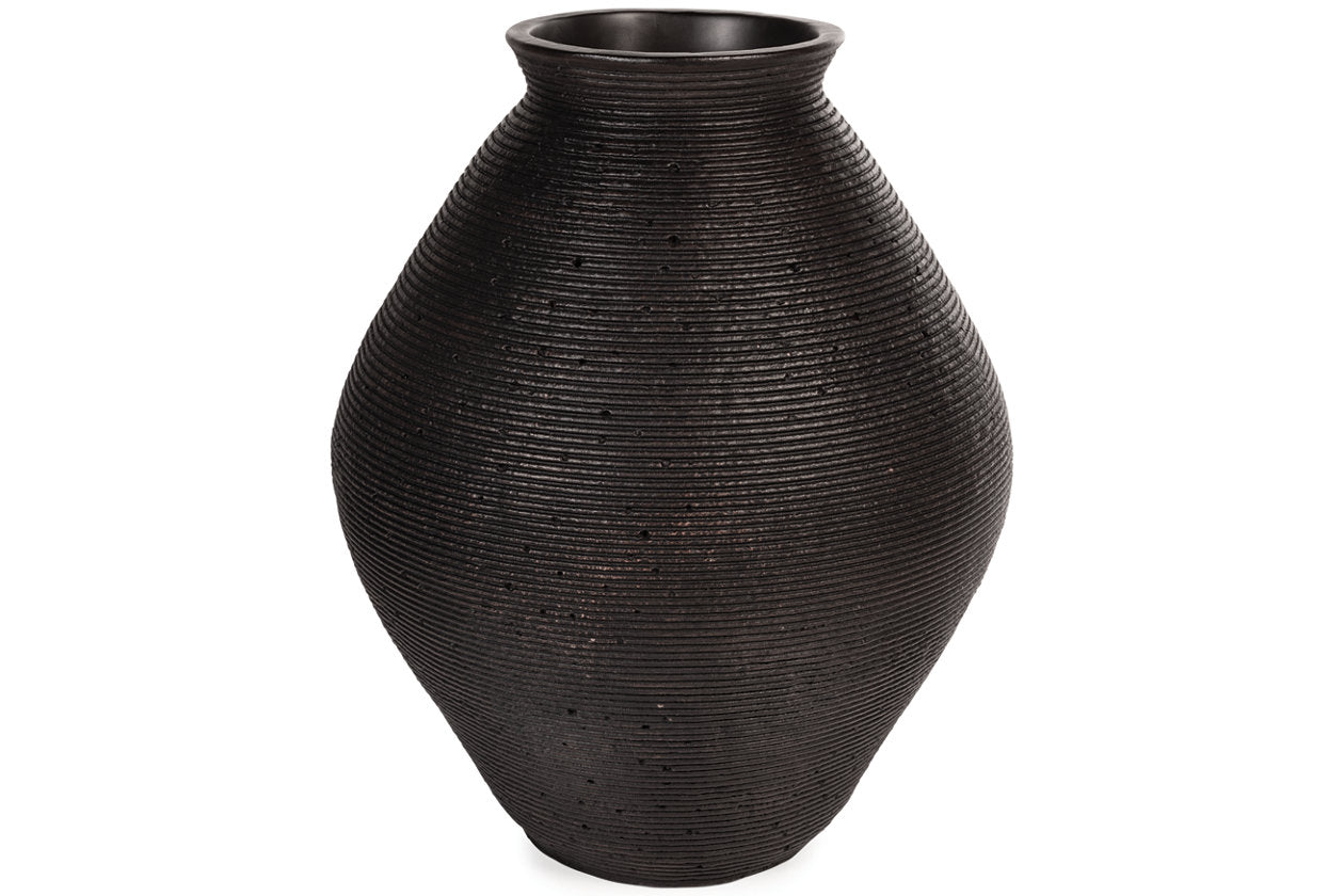 Hannela Antique Brown Vase - A2000512 - Luna Furniture - Dallas Store
