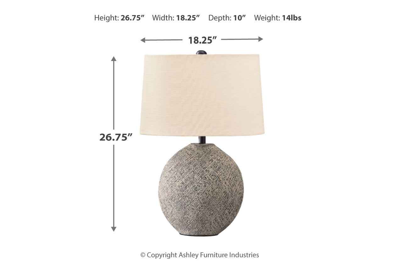 Harif Beige Table Lamp - L235624 - Luna Furniture - Dallas Store