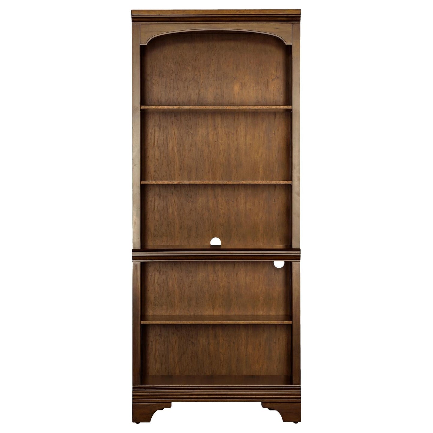 Hartshill Burnished Oak 5-Shelf Bookcase - 881285 - Luna Furniture - Dallas Store