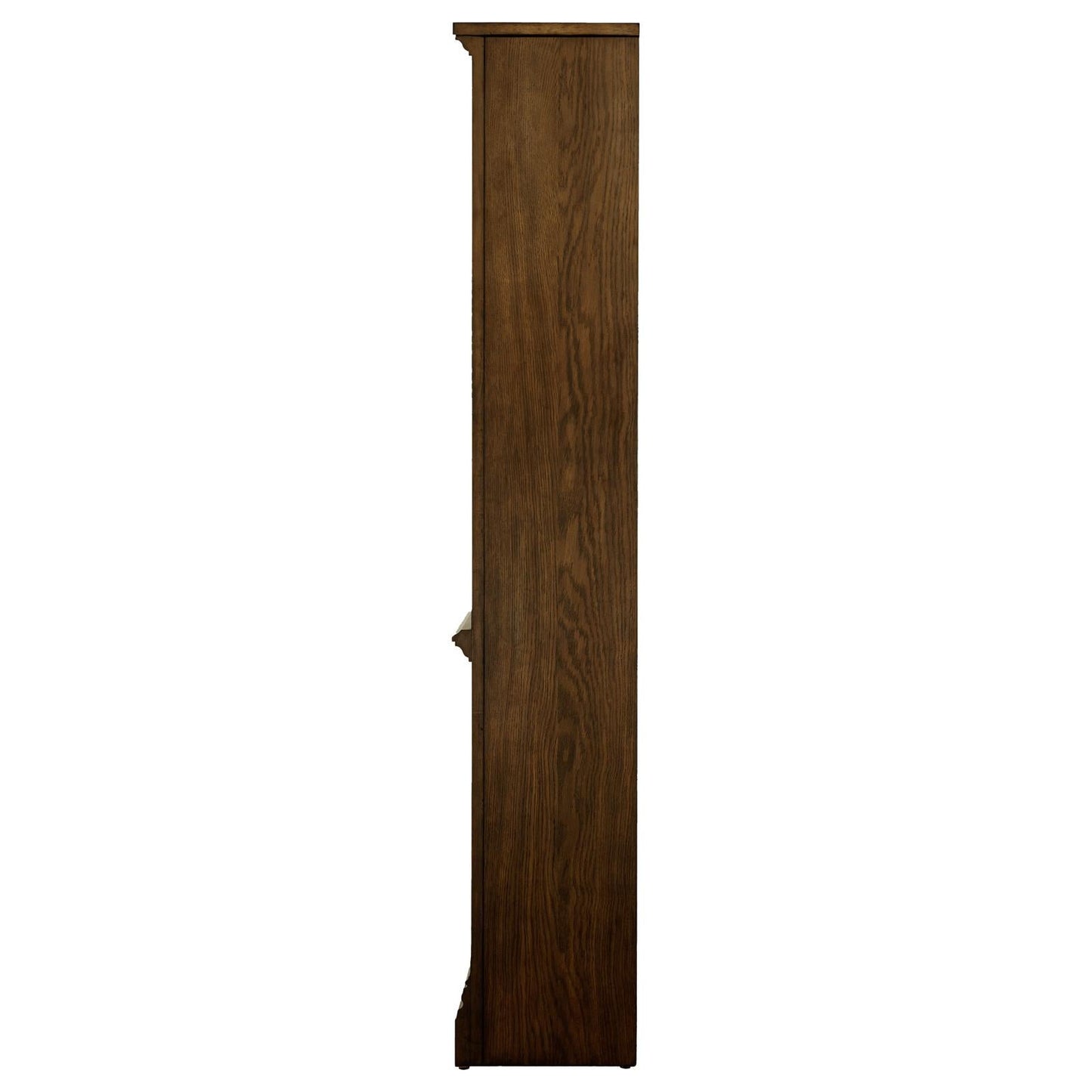 Hartshill Burnished Oak 5-Shelf Bookcase - 881285 - Luna Furniture - Dallas Store