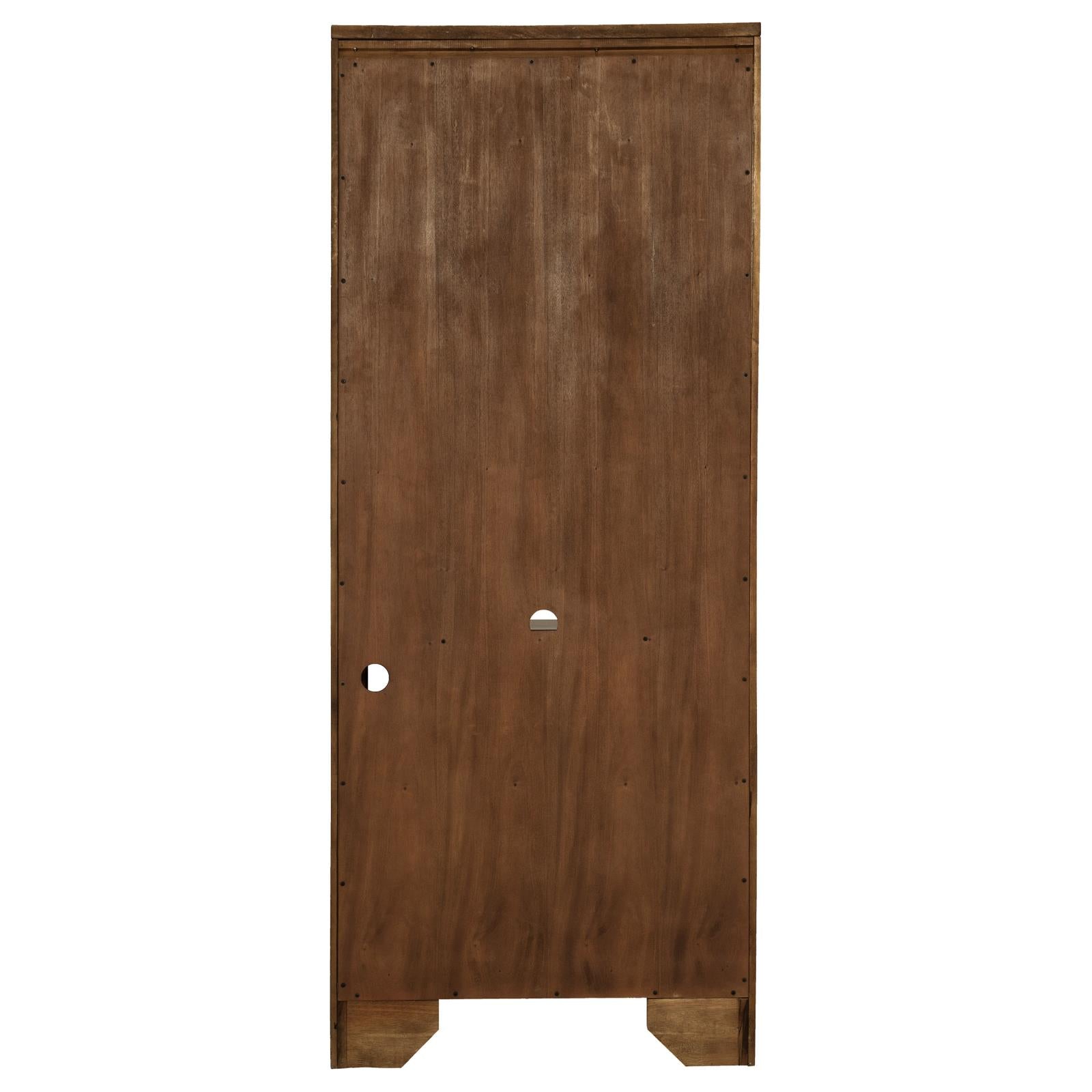 Hartshill Burnished Oak 5-Shelf Bookcase - 881285 - Luna Furniture - Dallas Store