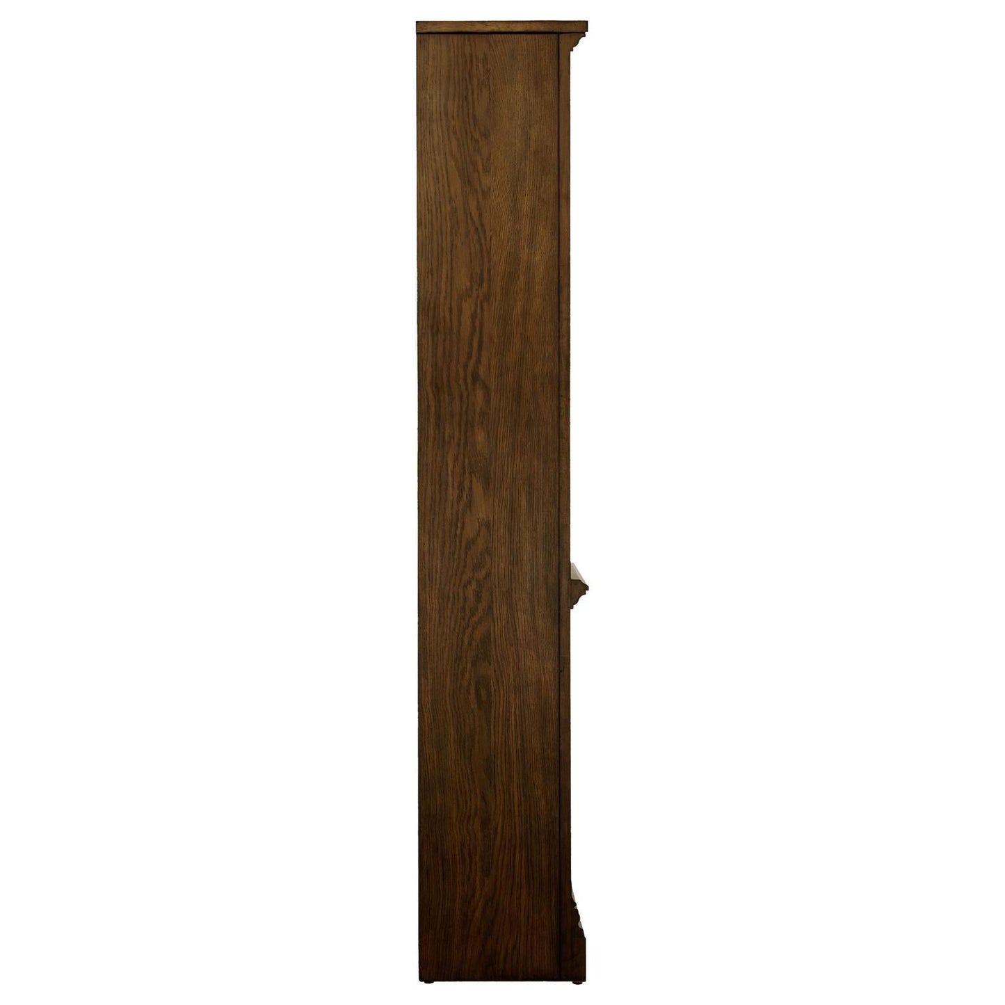 Hartshill Burnished Oak 5-Shelf Bookcase - 881285 - Luna Furniture - Dallas Store