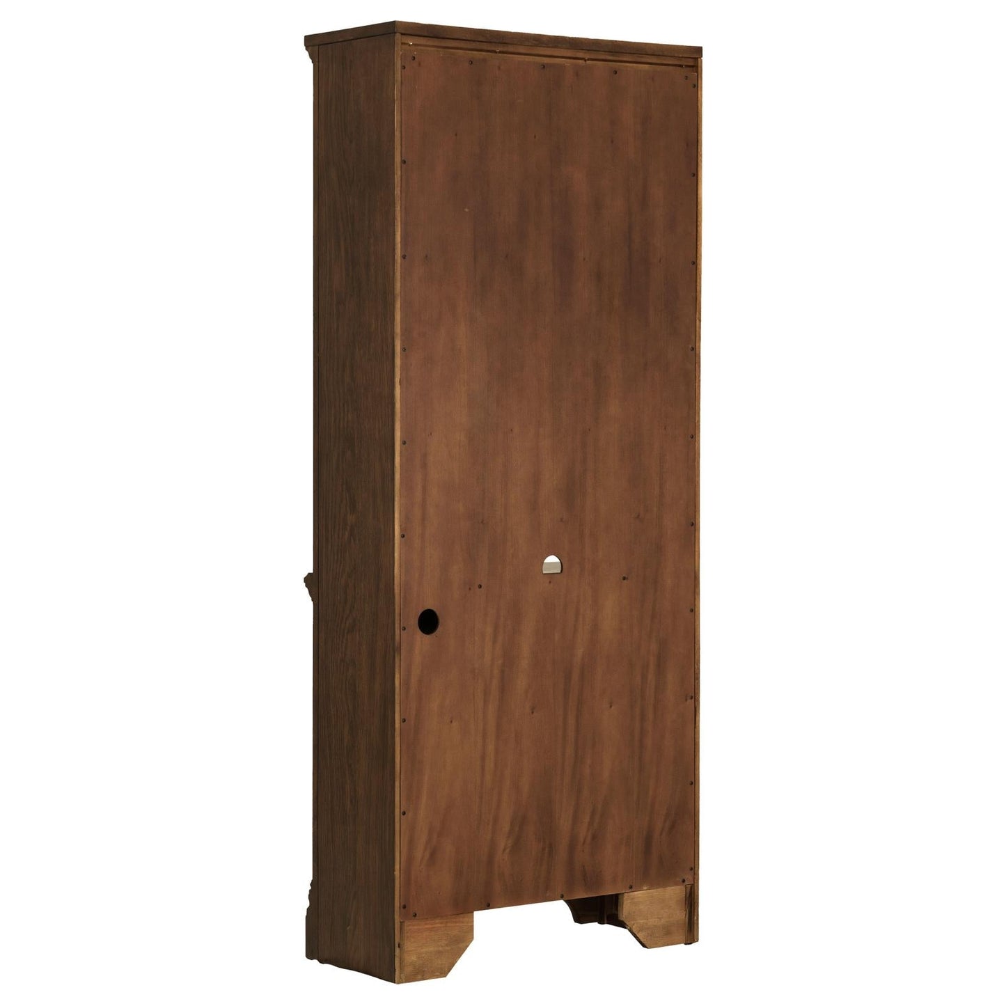 Hartshill Burnished Oak Bookcase with Cabinet - 881286 - Luna Furniture - Dallas Store