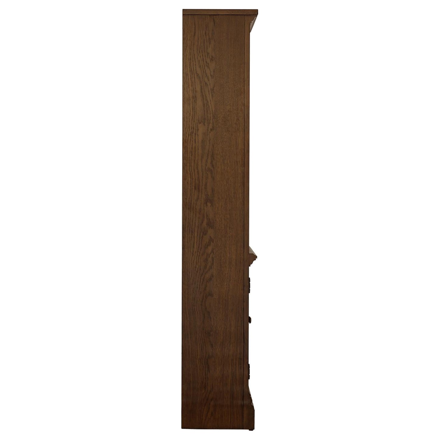 Hartshill Burnished Oak Bookcase with Cabinet - 881286 - Luna Furniture - Dallas Store