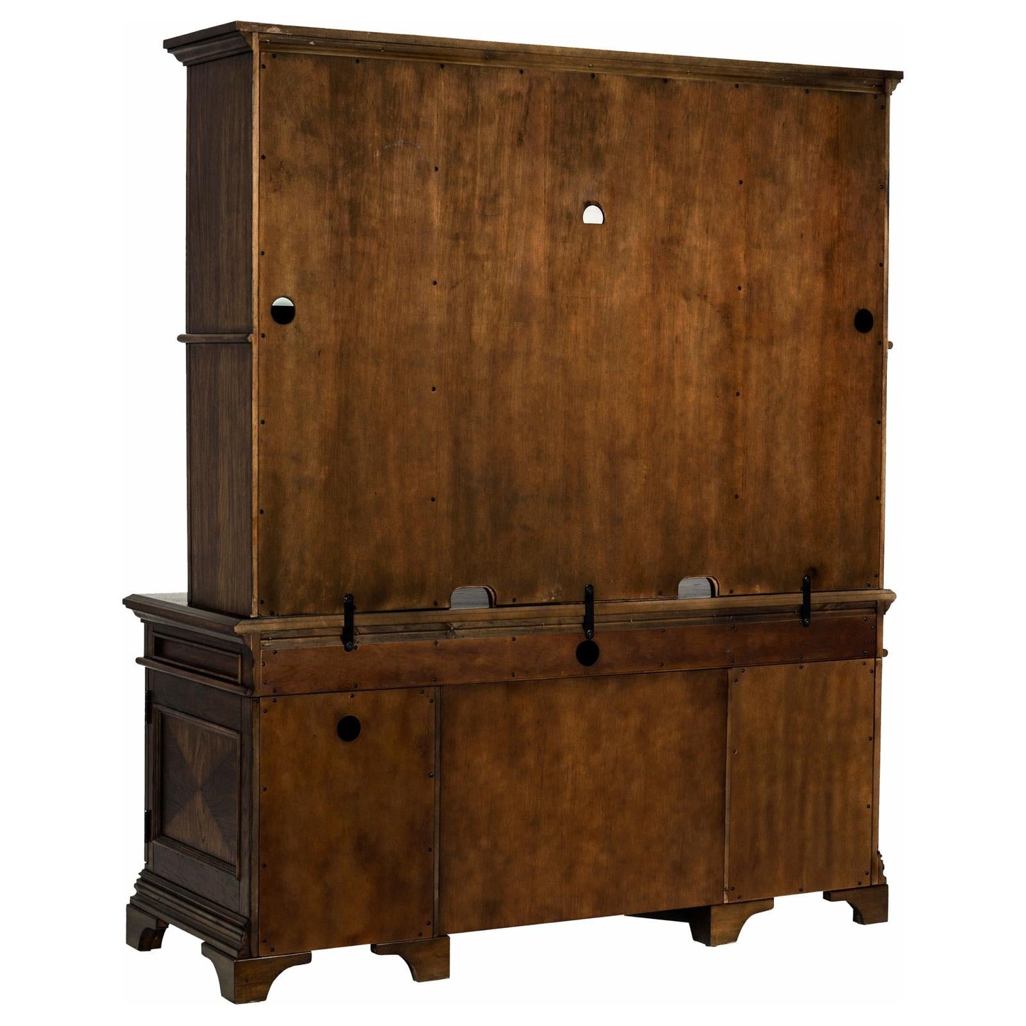 Hartshill Burnished Oak Credenza with Hutch - 881283 - Luna Furniture - Dallas Store