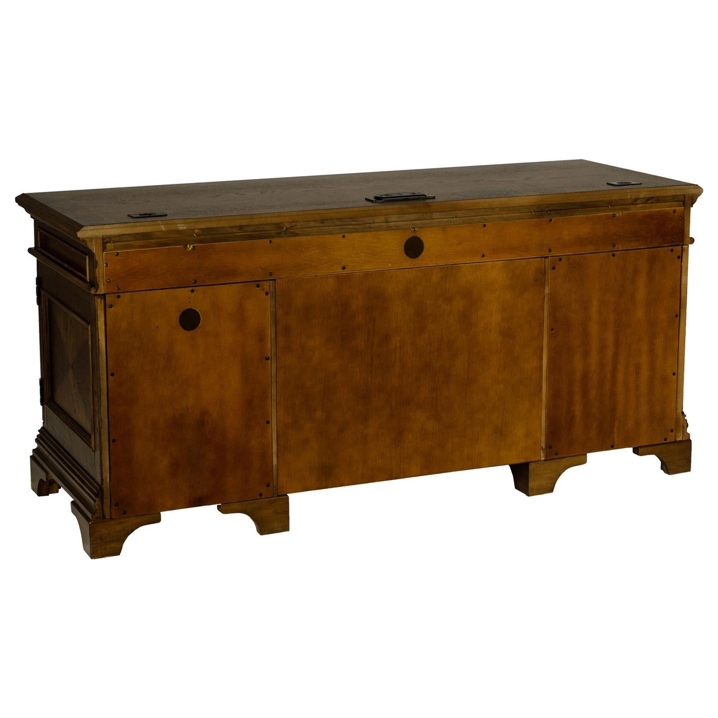 Hartshill Burnished Oak Credenza with Power Outlet - 881282 - Luna Furniture - Dallas Store