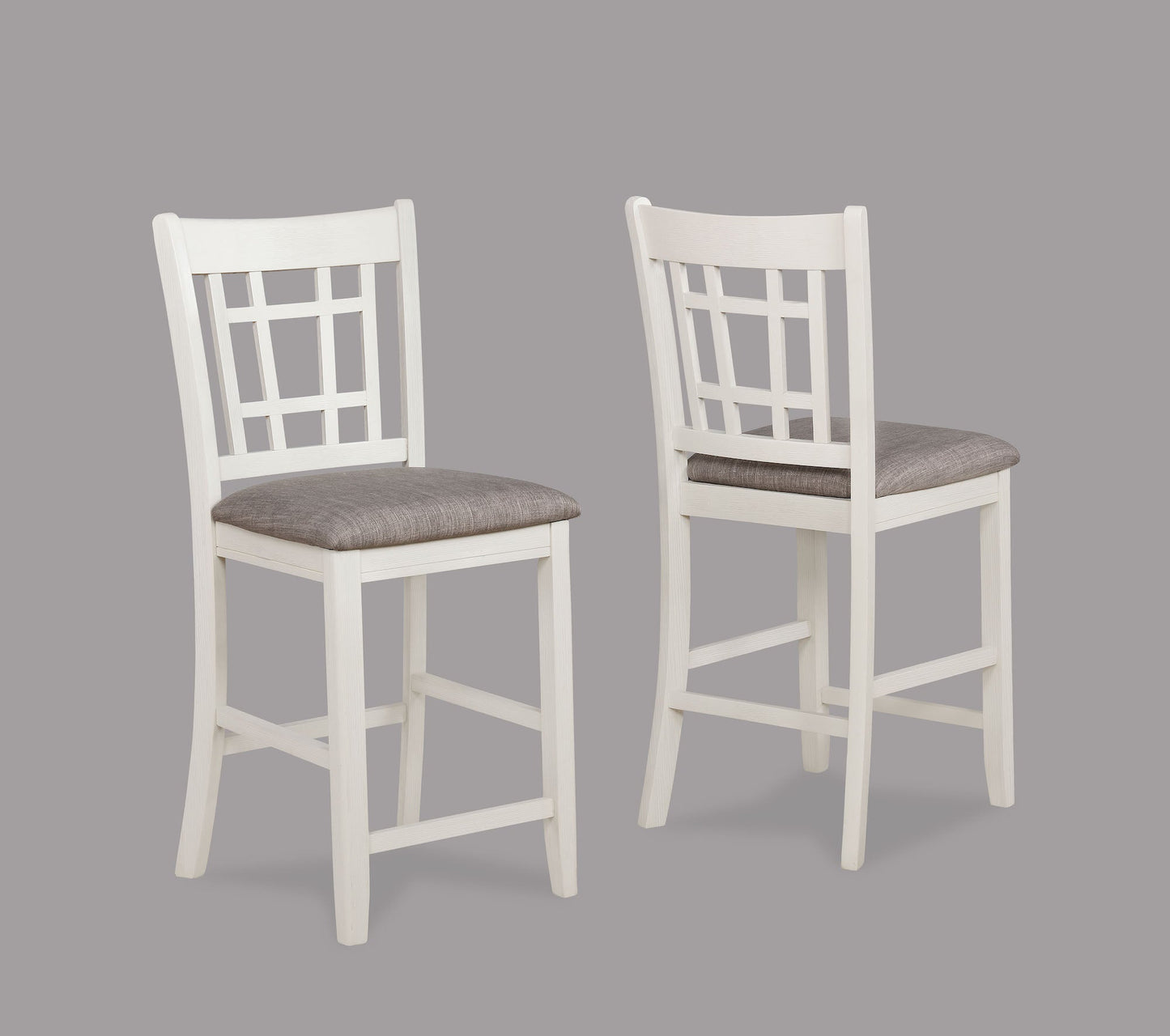 Hartwell Chalk Gray Counter Height Set - SET | 2795CG-T-4260 | 2795CG-S-24(2) - Luna Furniture - Dallas Store