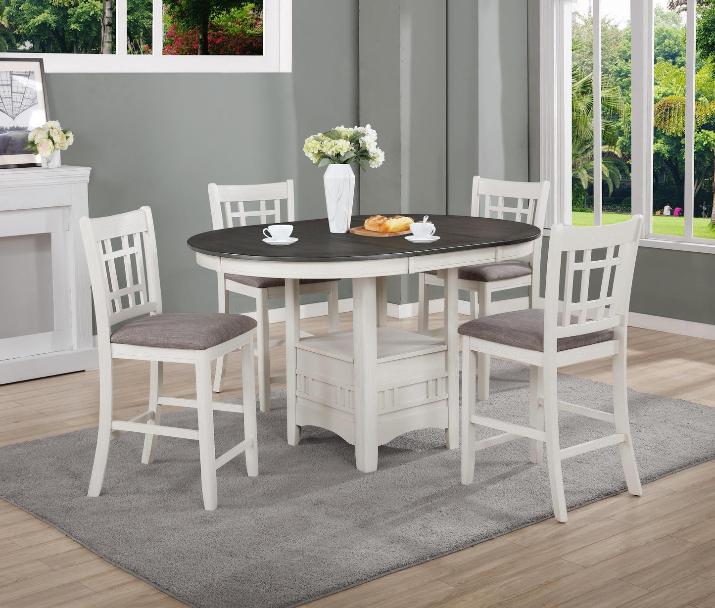 Hartwell Chalk Gray Counter Height Table - 2795CG-T-4260 - Luna Furniture - Dallas Store