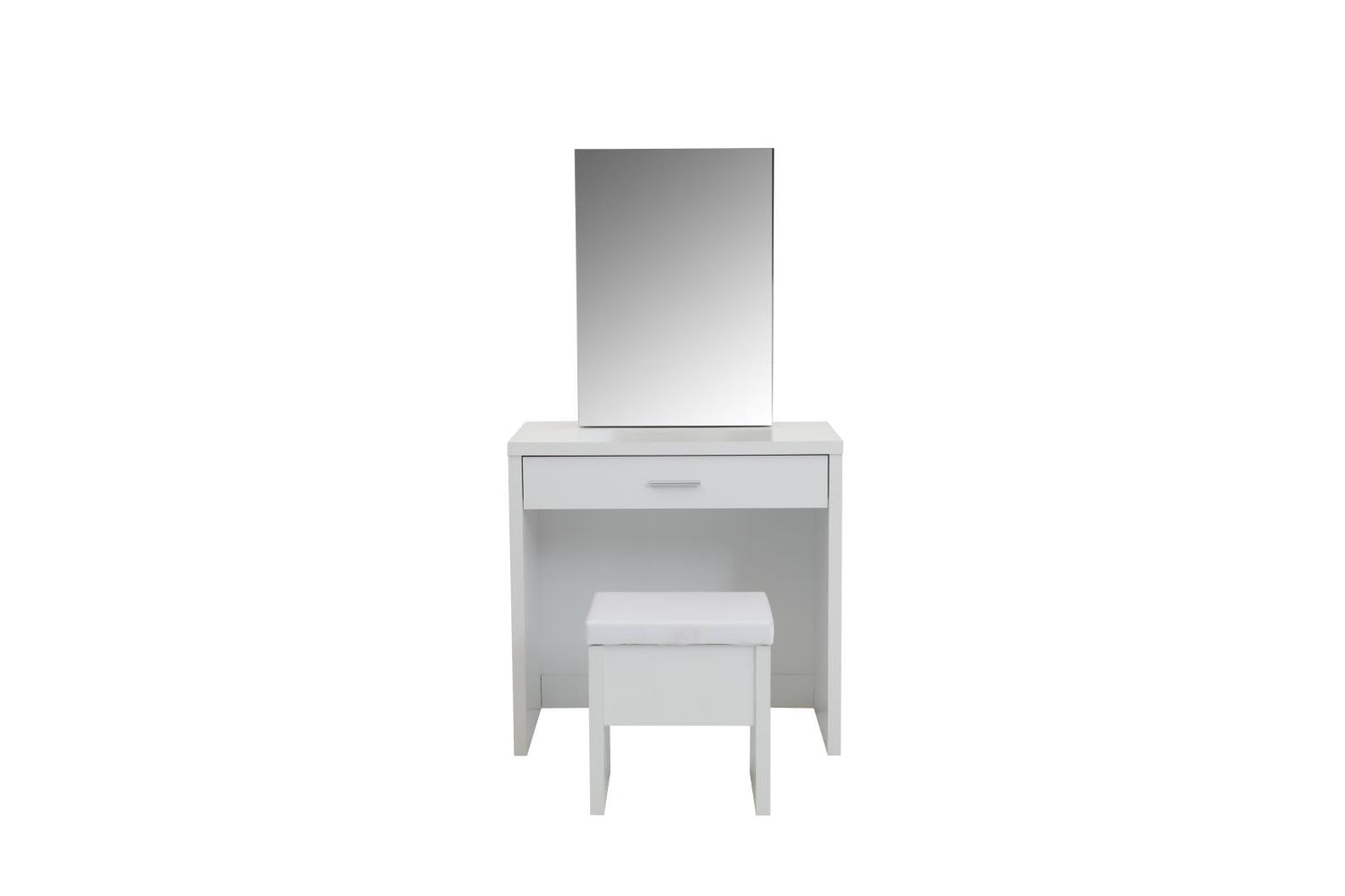 Harvey 2-Piece Vanity Set with Lift-Top Stool White - 300290 - Luna Furniture - Dallas Store