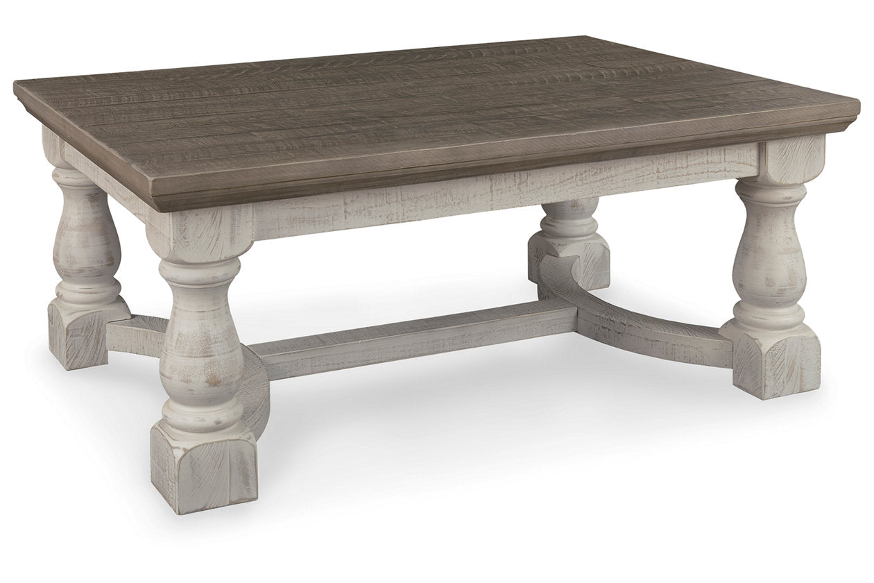 Havalance Gray/White Coffee Table - T814-1 - Luna Furniture - Dallas Store