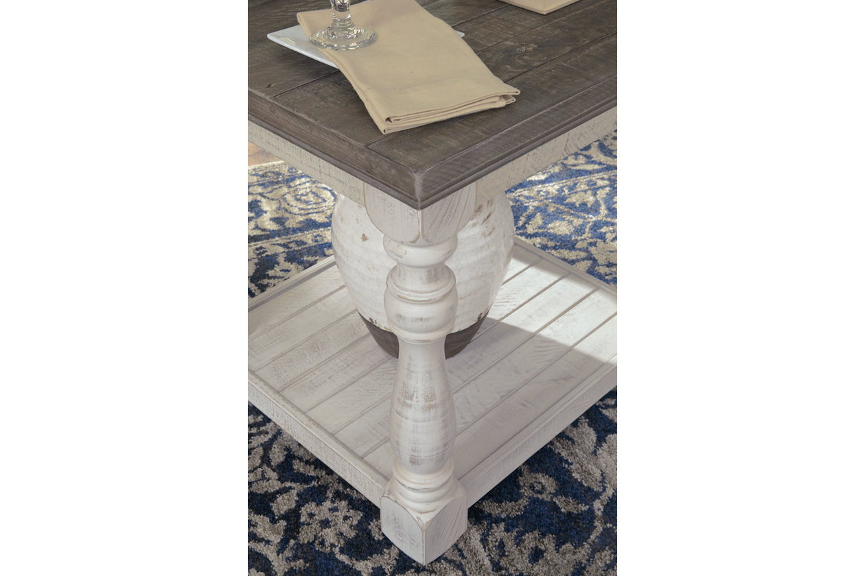 Havalance Gray/White End Table - T814-3 - Luna Furniture - Dallas Store