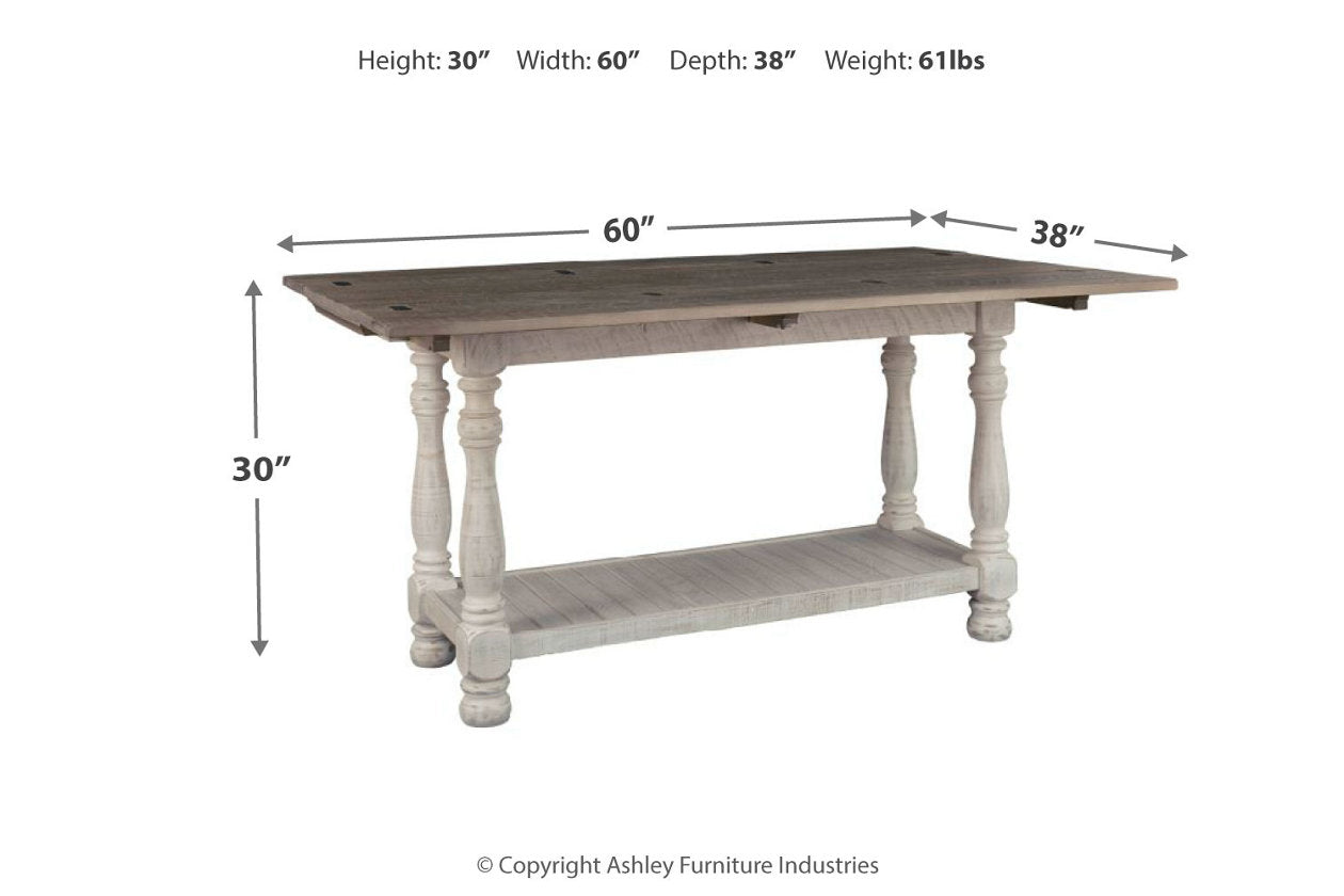 Havalance Gray/White Sofa/Console Table - T814-4 - Luna Furniture - Dallas Store