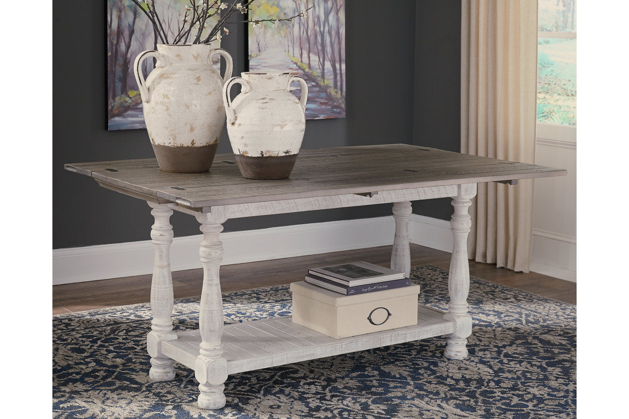 Havalance Gray/White Sofa/Console Table - T814-4 - Luna Furniture - Dallas Store