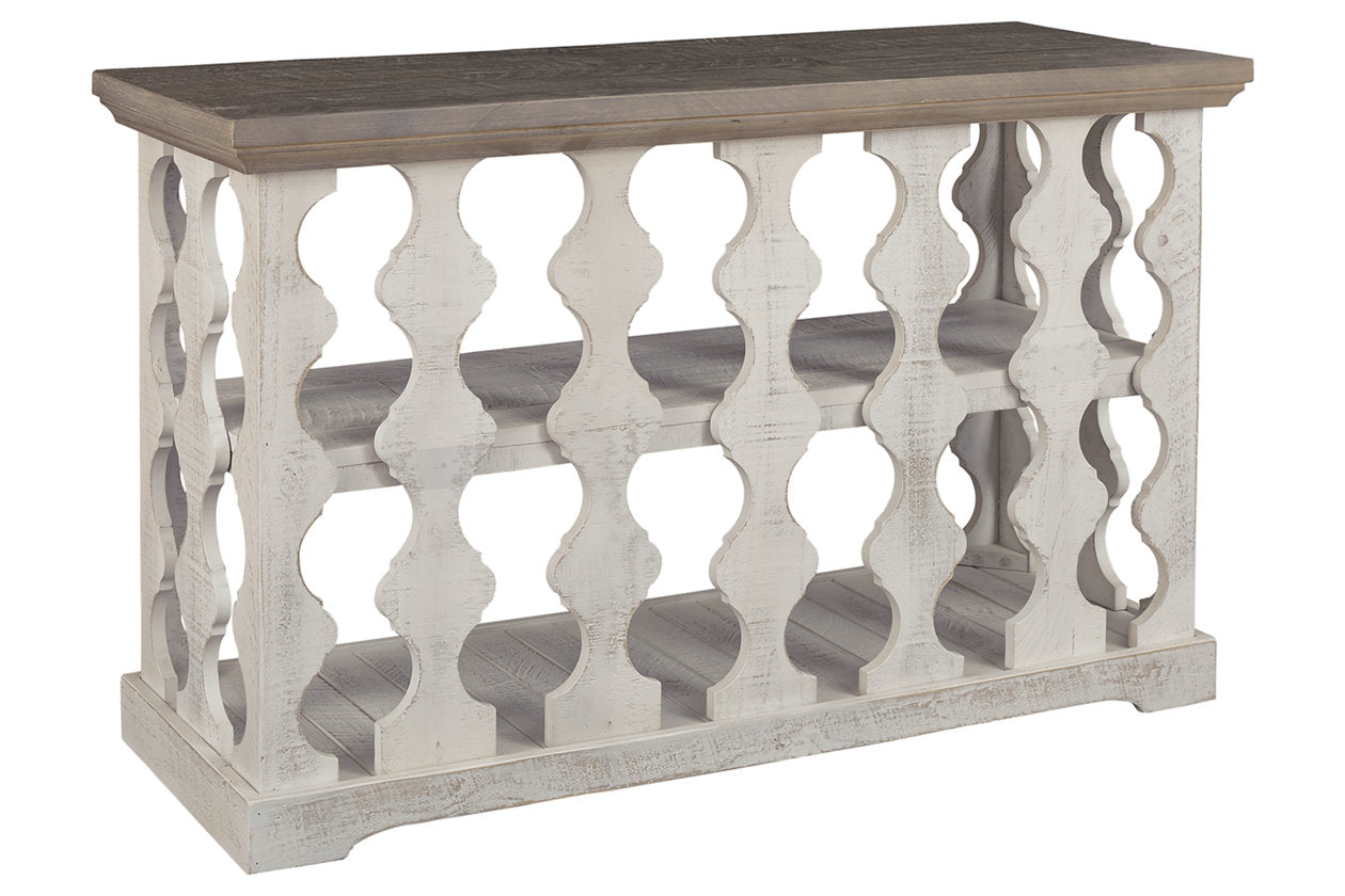 Havalance Gray/White Sofa/Console Table - T814-5 - Luna Furniture - Dallas Store