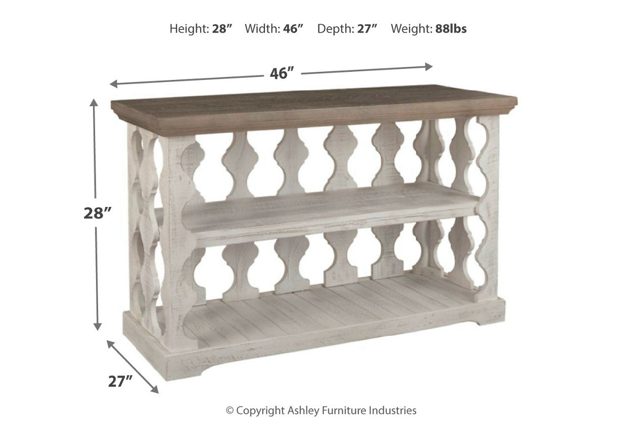 Havalance Gray/White Sofa/Console Table - T814-5 - Luna Furniture - Dallas Store