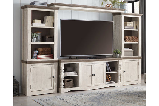 Havalance Two-tone 4-Piece Entertainment Center - SET | W814-30 | W814-33 | W814-34 | W814-35 - Luna Furniture - Dallas Store