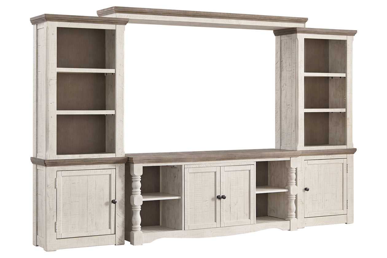 Havalance Two-tone 4-Piece Entertainment Center - SET | W814-30 | W814-33 | W814-34 | W814-35 - Luna Furniture - Dallas Store