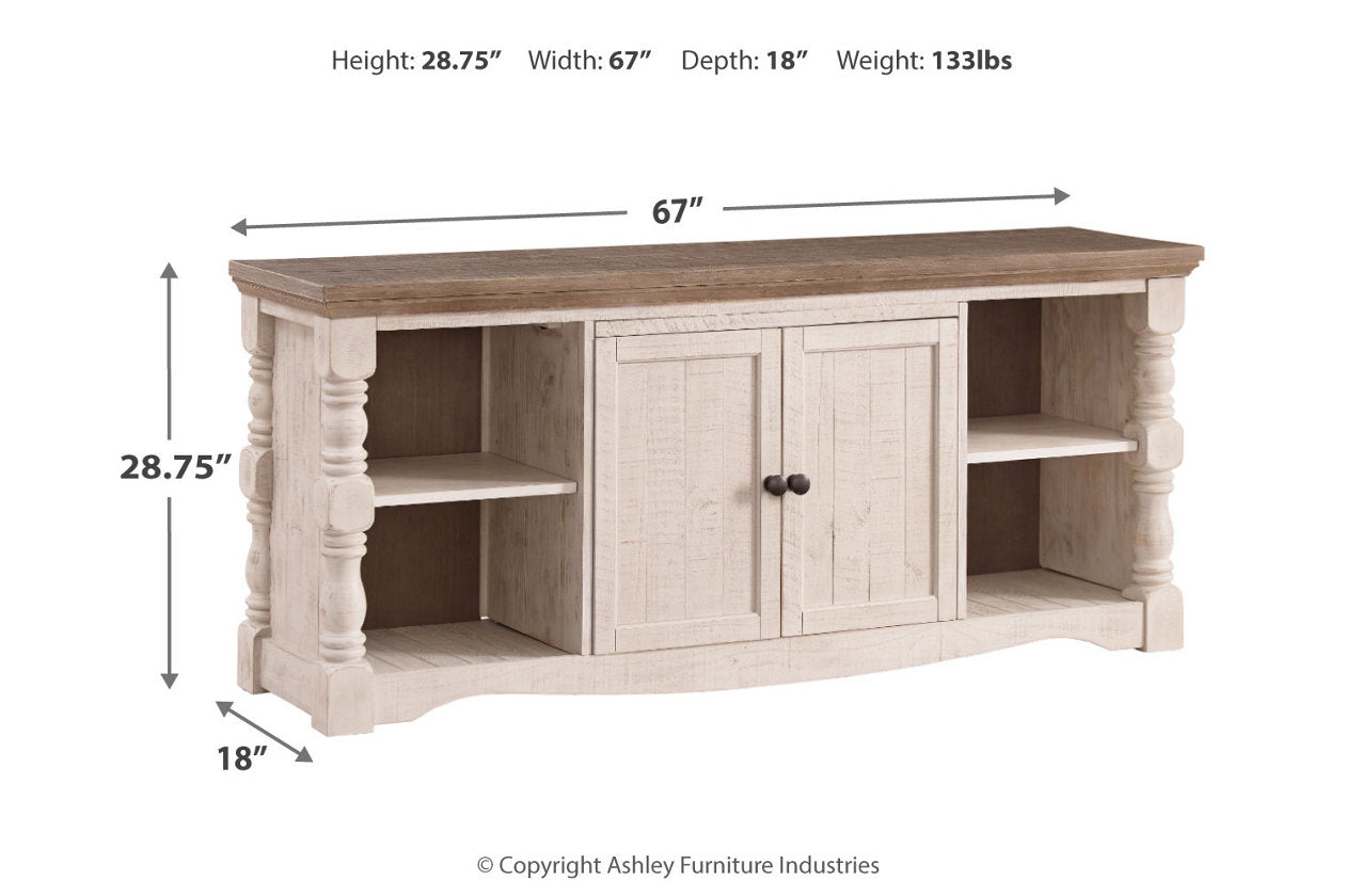 Havalance Two-tone 67" TV Stand - W814-30 - Luna Furniture - Dallas Store