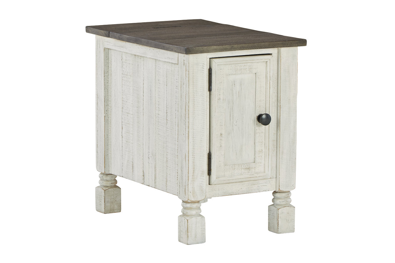Havalance White/Gray Chairside End Table - T994-7 - Luna Furniture - Dallas Store