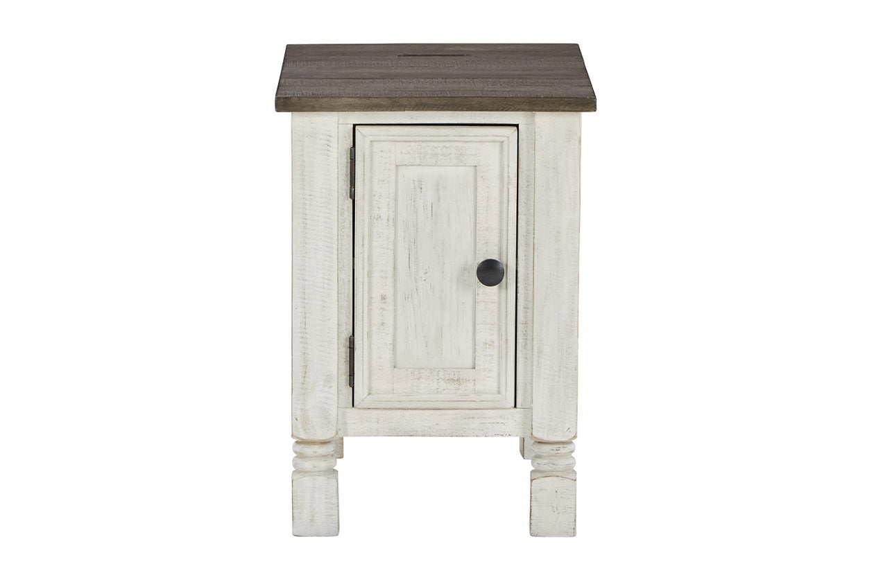 Havalance White/Gray Chairside End Table - T994-7 - Luna Furniture - Dallas Store
