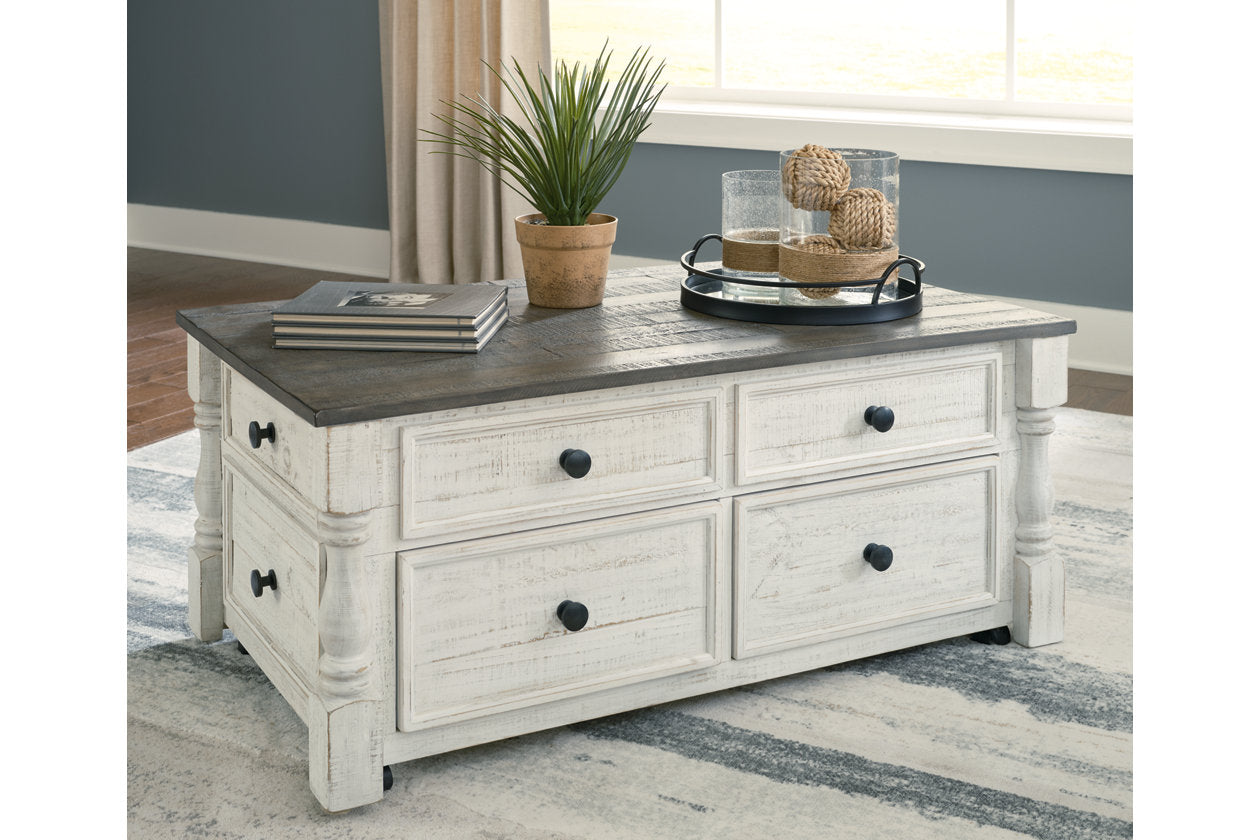 Havalance White/Gray Lift-Top Coffee Table - T994-20 - Luna Furniture - Dallas Store