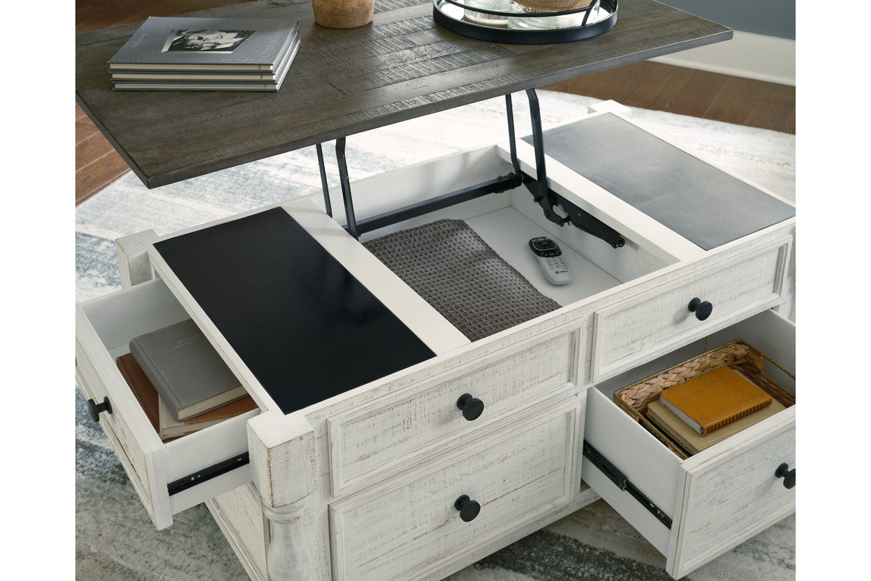 Havalance White/Gray Lift-Top Coffee Table - T994-20 - Luna Furniture - Dallas Store