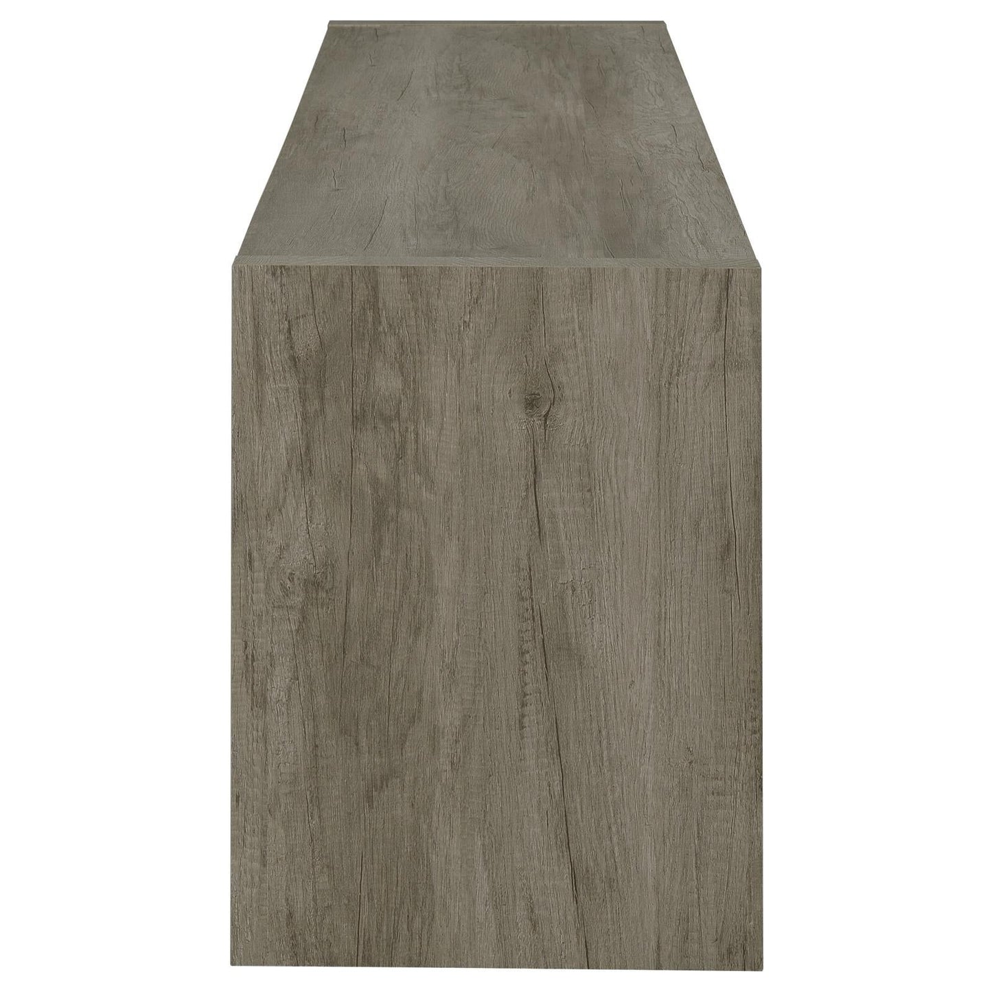 Hays 2-Door TV Console Gray Driftwood - 701025 - Luna Furniture - Dallas Store