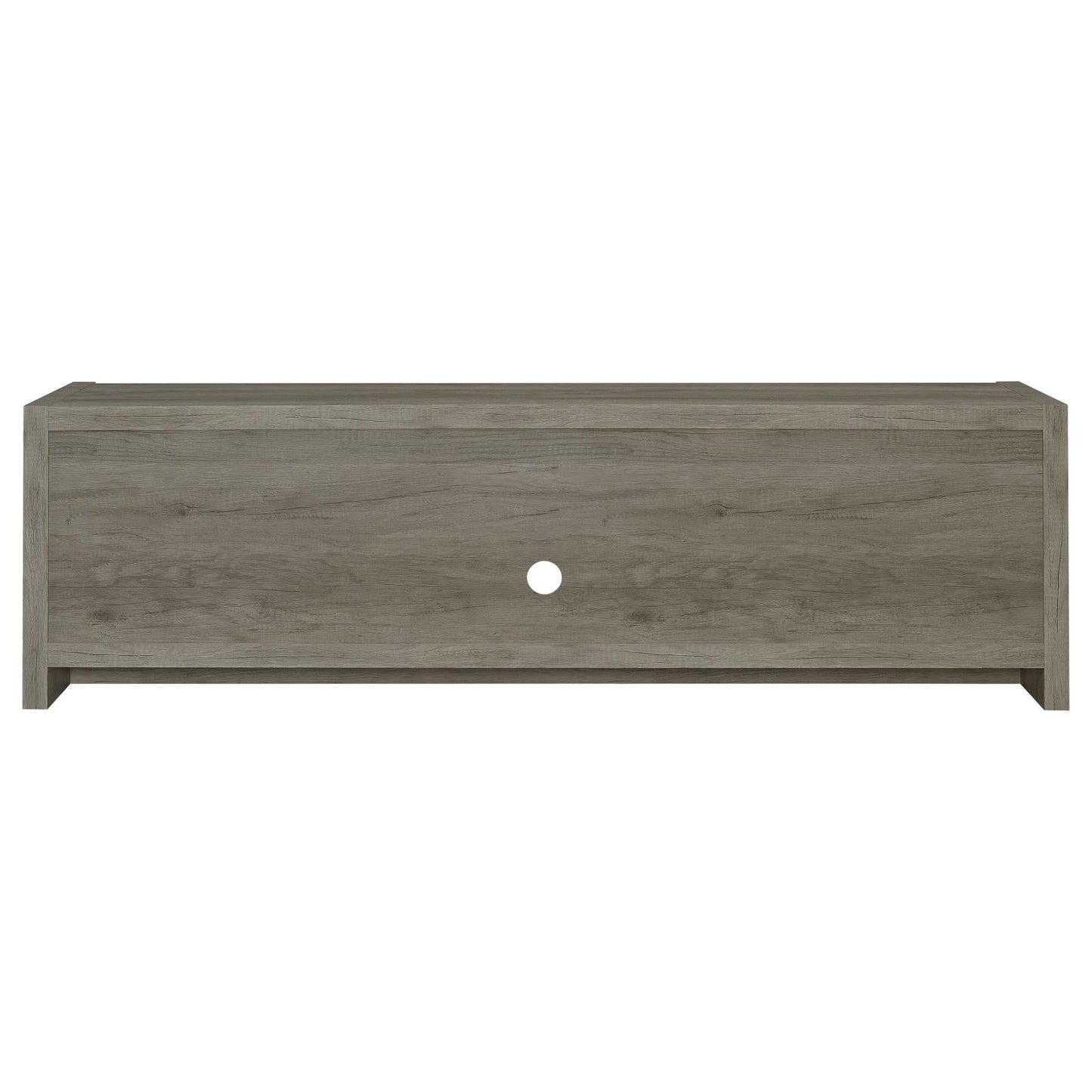 Hays 2-Door TV Console Gray Driftwood - 701025 - Luna Furniture - Dallas Store