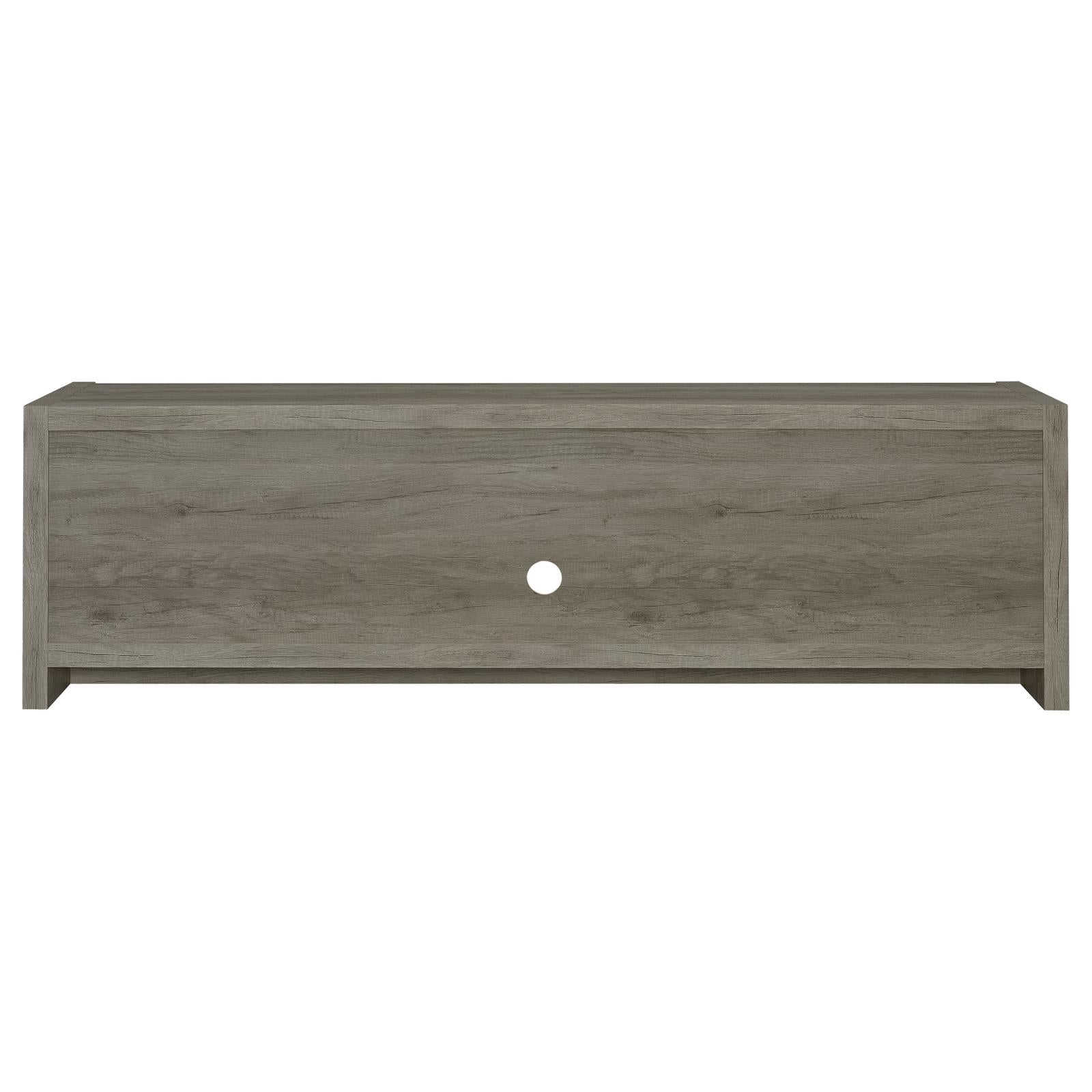 Hays 2-Door TV Console Gray Driftwood - 701025 - Luna Furniture - Dallas Store